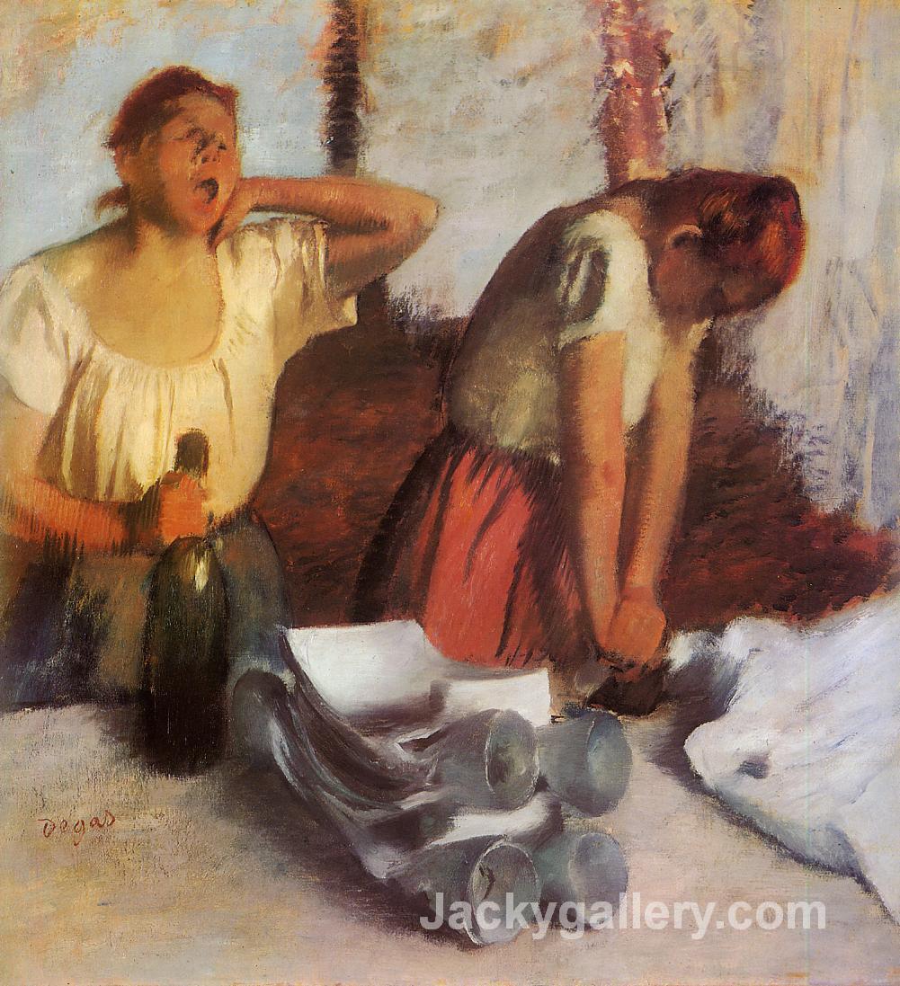 Laundry Girls Ironing by Edgar Degas paintings reproduction